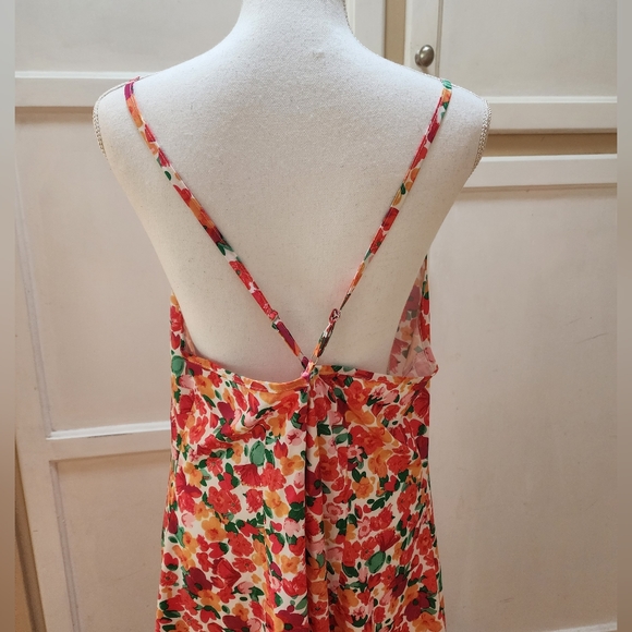 SHEIN Women's Floral Print Split Thigh Cami Dress 💐 NWOT - Picture 8 of 16